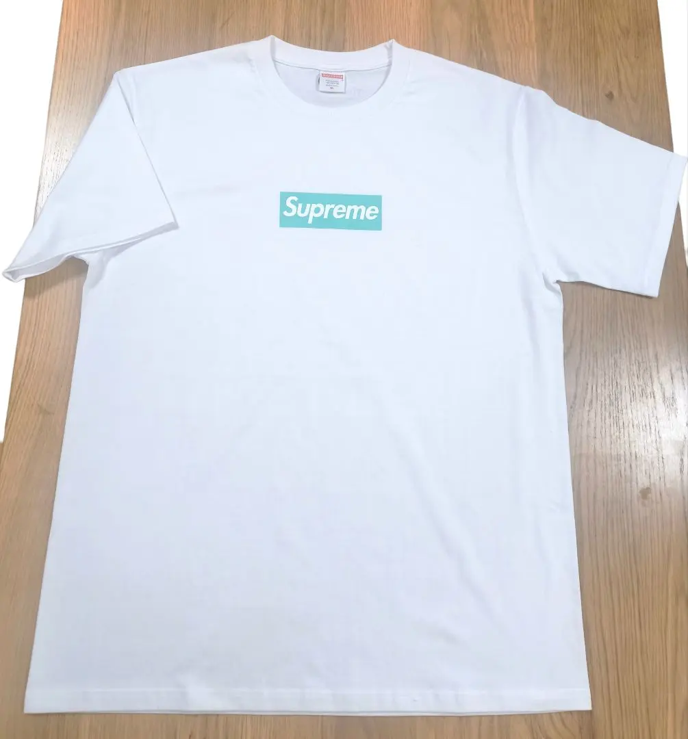 Supreme×Tiffany Box ロゴ ホワイトTシャツ XL 新品