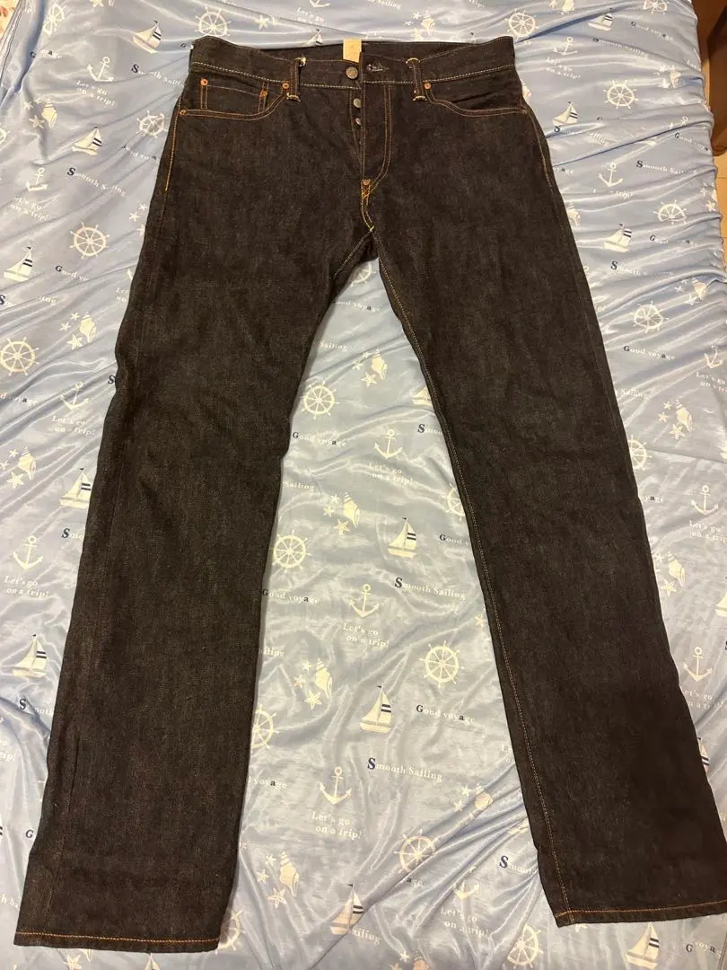 RRL SLIM 1936 BUCKLE BACK USA製 セルビッジ デニム