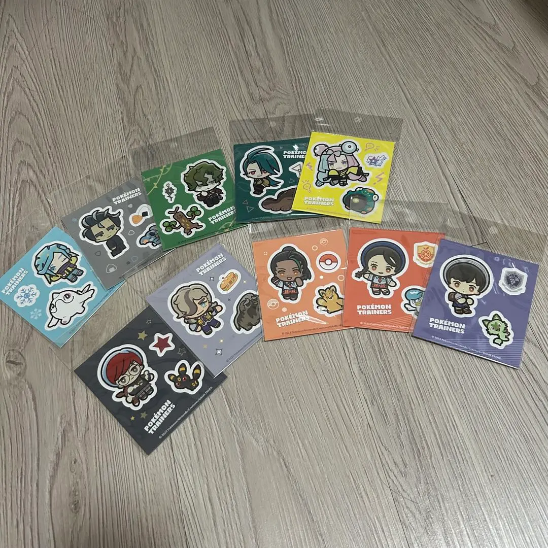 ポケモン トレーナーズ ステッカー 10点セット コンプリート