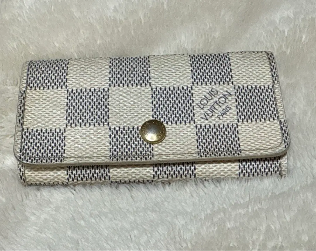 「値下げ⭕️」Louis Vuitton 4連キーケース ダミエアズール 正規品