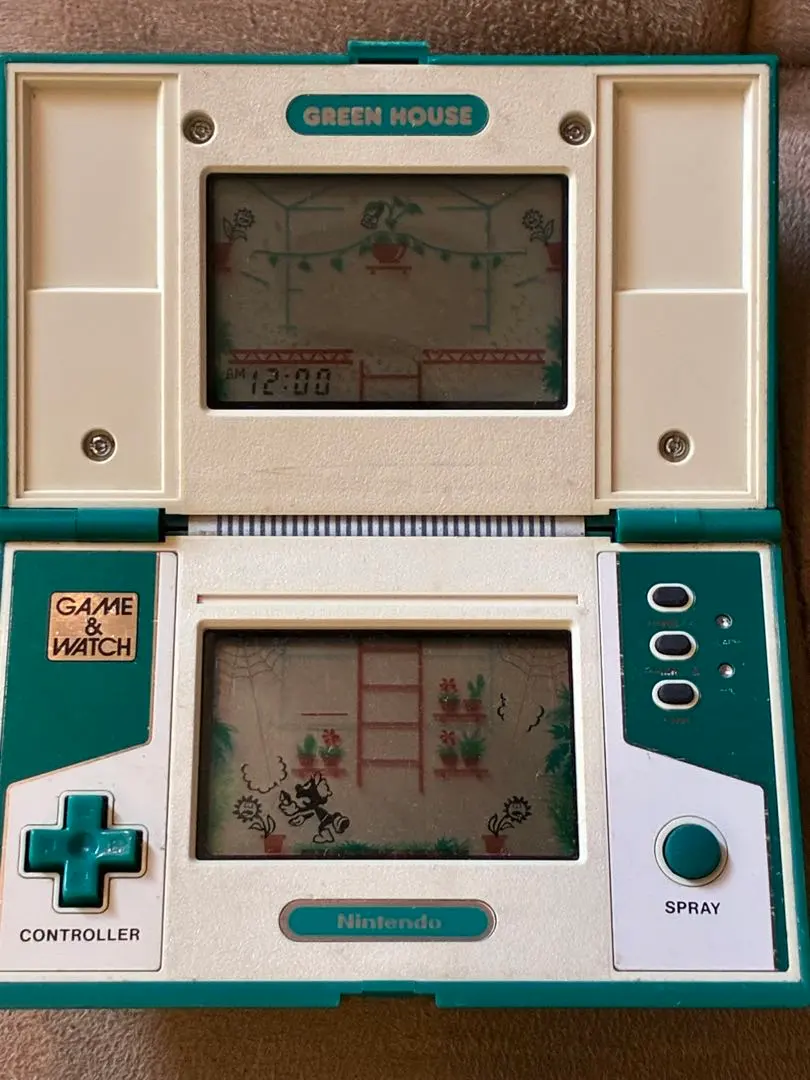 任天堂 ゲームウォッチ グリーンハウス ゲーム機 マルチスクリーン 動作確認済み