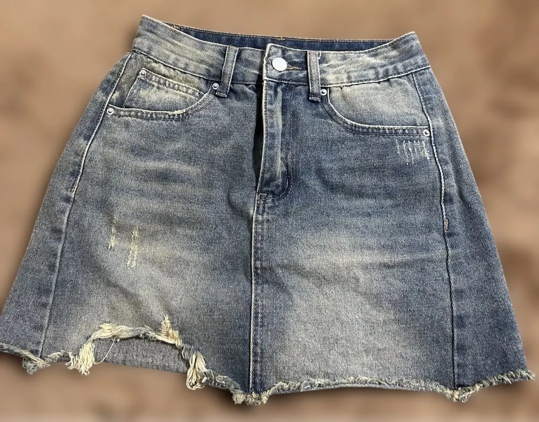 SHEIN デニム　ミニスカート インパン