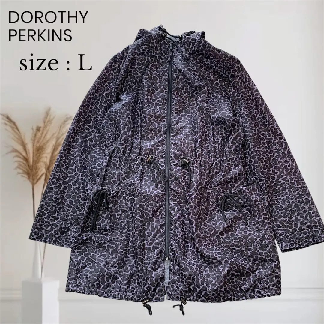 【DOROTHY PERKINS】　ドロシーパーキンス　レオパード柄　L