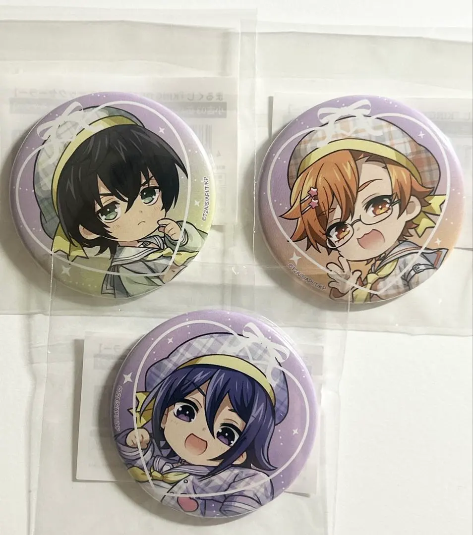 KING OF PRISM まるくじ　タイガ　カケル　ユウ　缶バッジ　セット