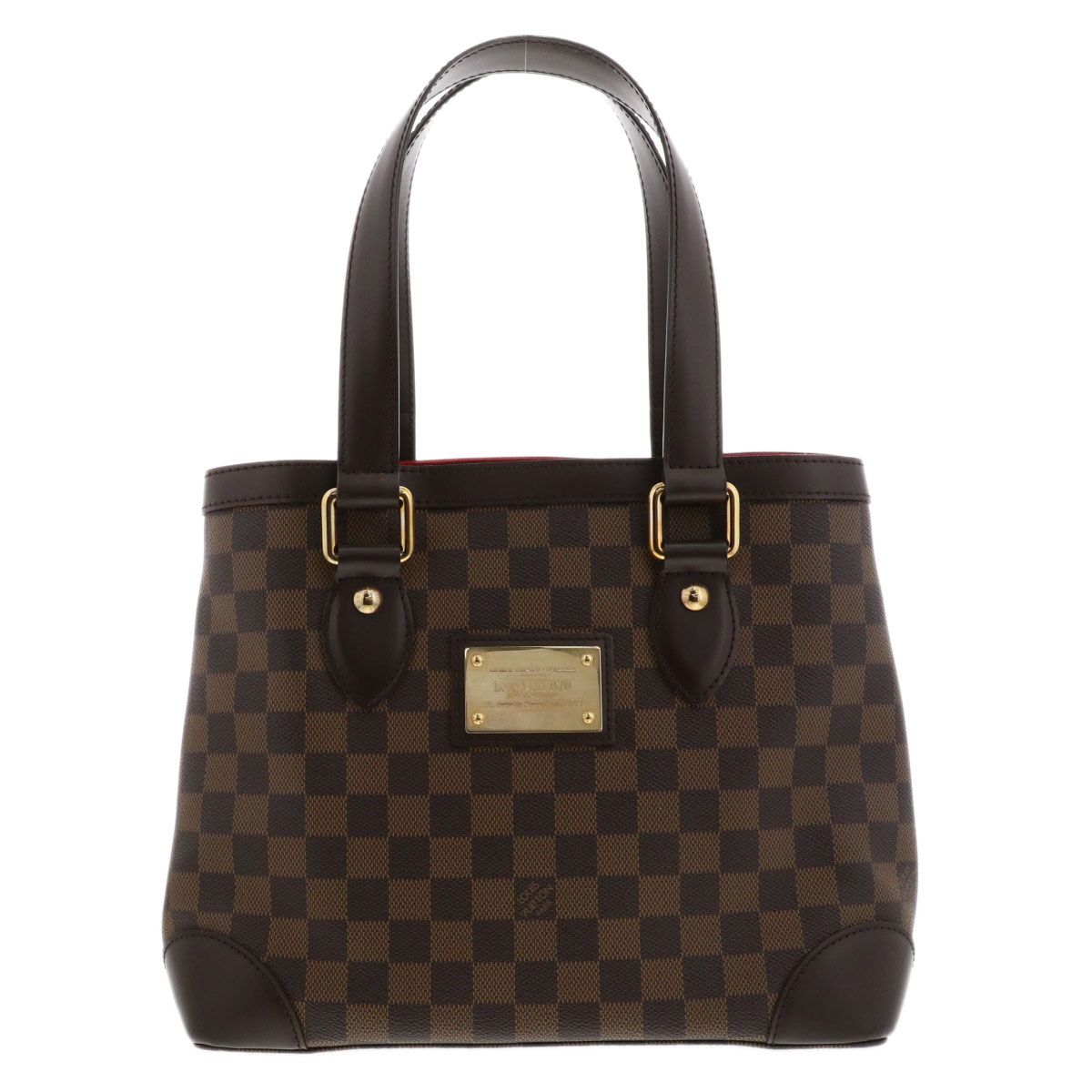 LOUIS VUITTON ルイ・ヴィトン ハムステッド PM ハンドバッグ N51205 レディース ダミエキャンバス エベヌ 中古