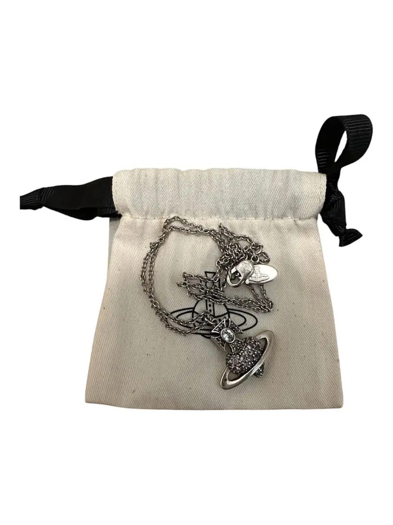 Vivienne Westwood オーブ ネックレス ピンクシルバー