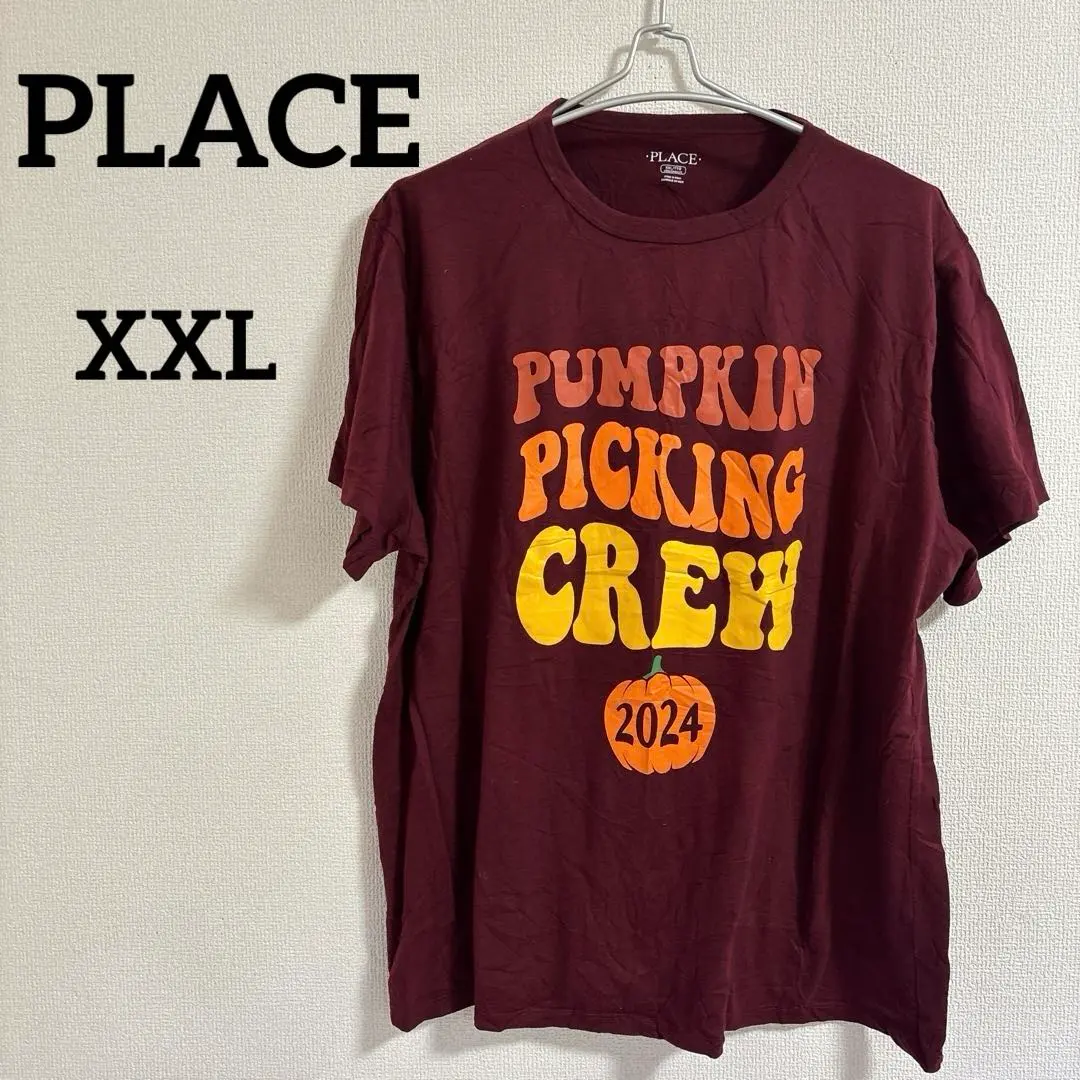 PLACE 【XXL】グラフィックTシャツ 半袖 ユニセックス 大きめ 海外古着