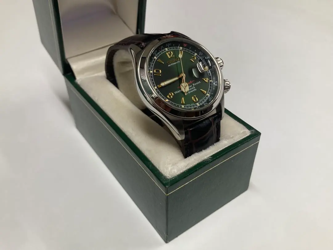 【超激レア】4S15アルピニスト緑文字盤 SEIKO正規ハイブリッド極上美品