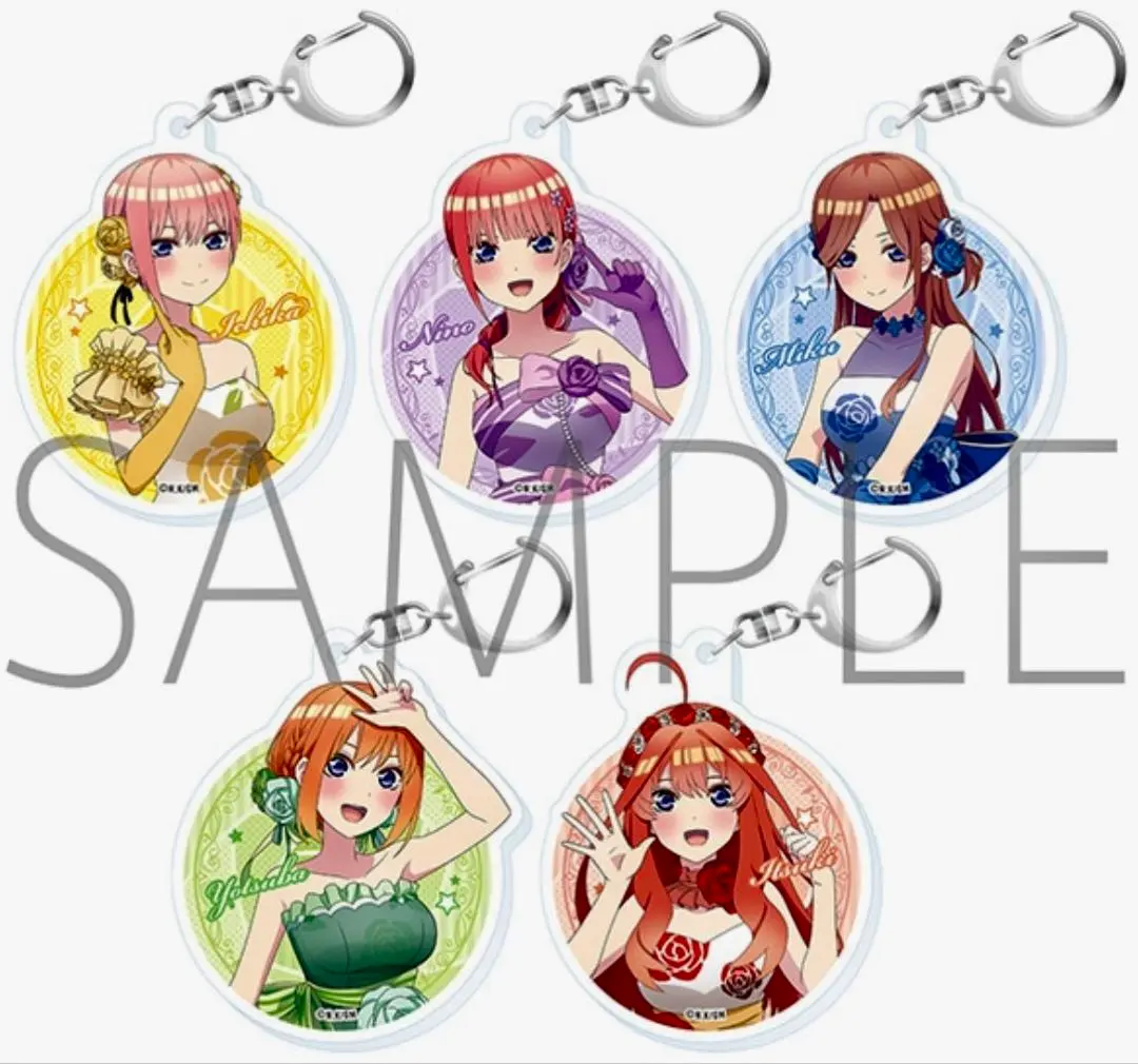 ☆五等分の花嫁☆披露宴☆トレーディングアクリルキーホルダー☆全5種☆コンプリート