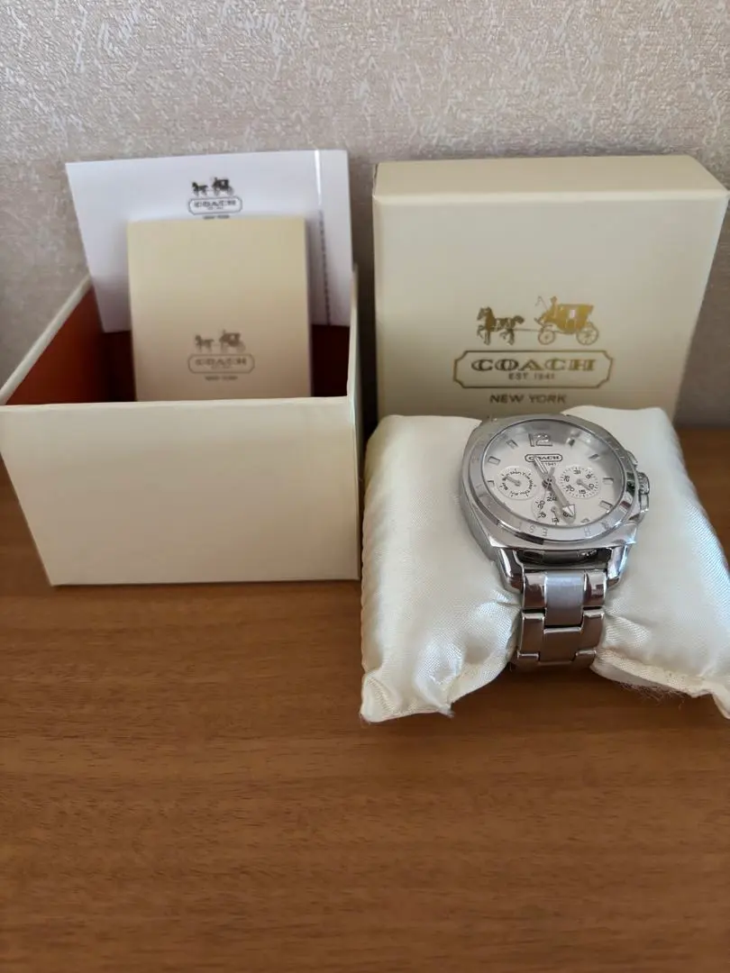 COACH クォーツ腕時計 シルバー