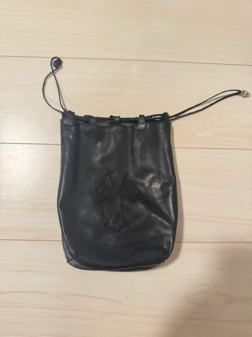 (中古)クロムハーツ　ドローストリング　巾着バック