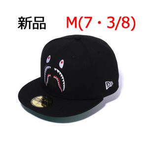 Bape A BATHING APE SHARK NEW ERA 59FIFTY CAP M