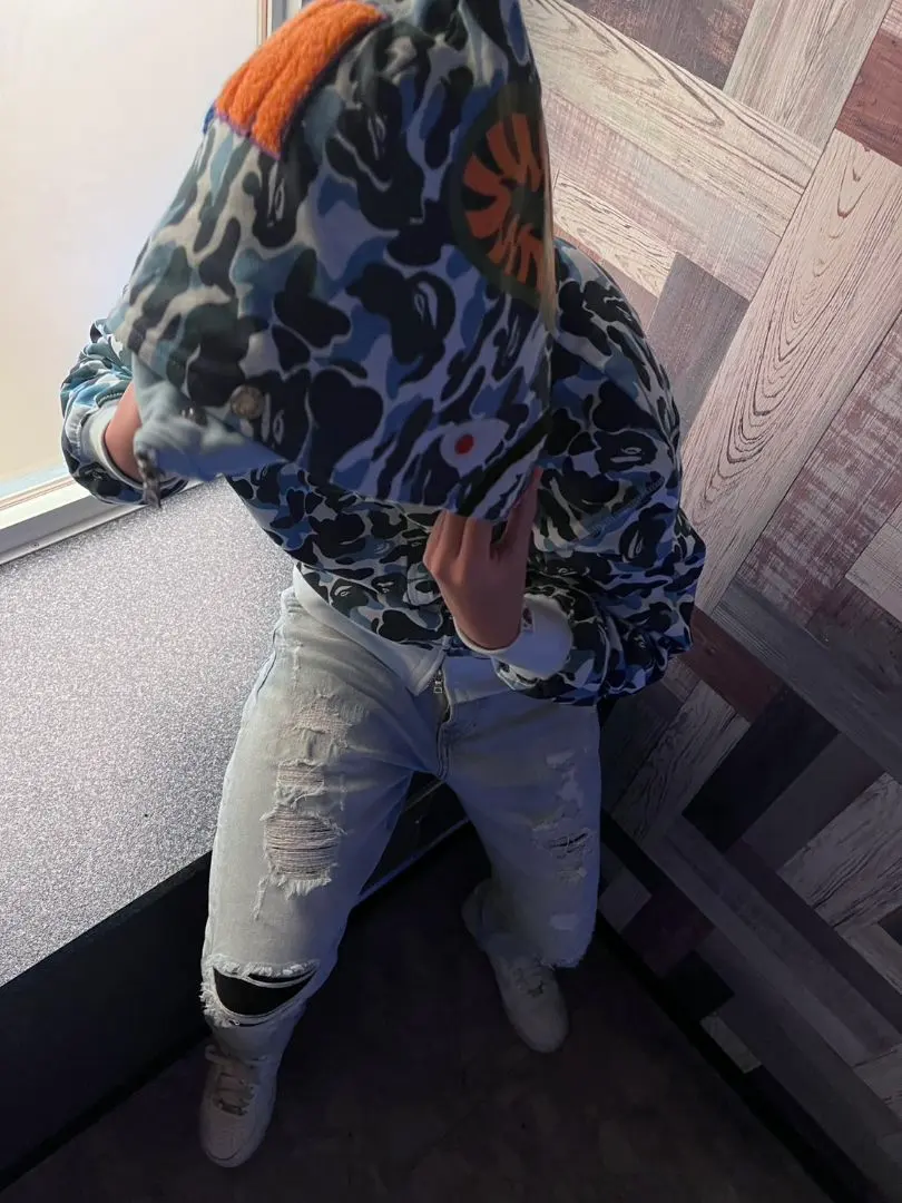 A BATHING APE shark full zip hoodie