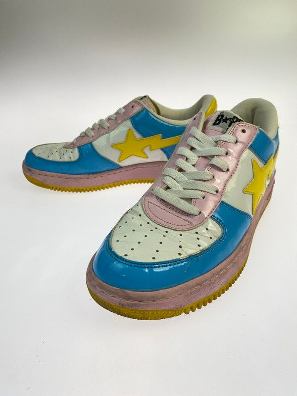 【現状渡し品】A BATHING APE アベイシングエイプ BAPESTA FS-001 ベイプスタ ローカット スニーカー 靴 【162-260119-kk-09-min】
