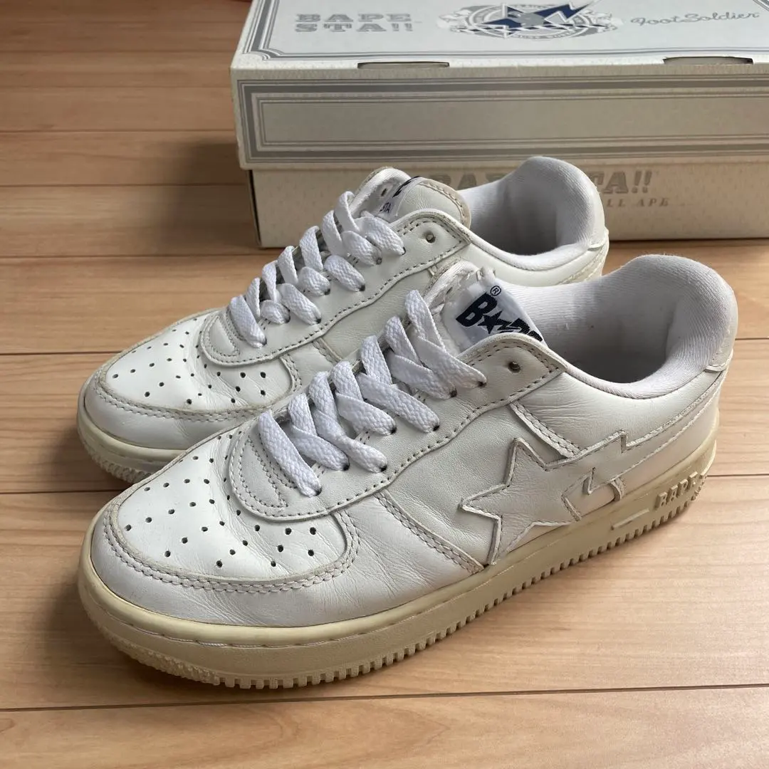 A BATHING APE BAPE STA ベイプスタ ローカット ホワイト