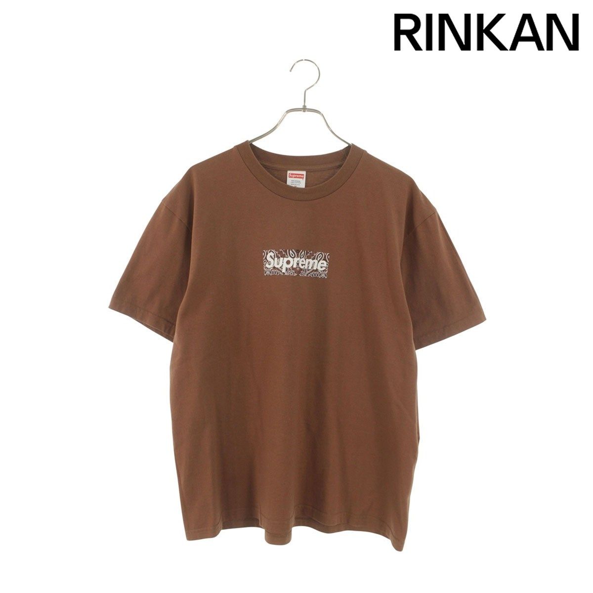 シュプリーム  19AW  Bandana Box Logo Tee バンダナボックスロゴTシャツ メンズ M