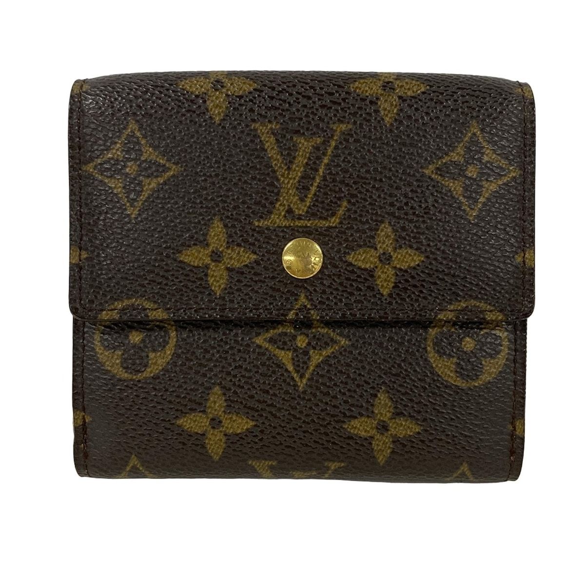 LOUIS VUITTON(ルイヴィトン) Wホック財布 モノグラム ポルト モネ・ビエ カルト クレディ M61652 レザー