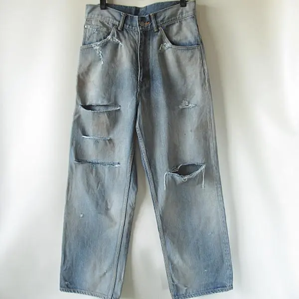 ANCELLM SELVEDGE DENIM STRAIGHT 5P PANTS