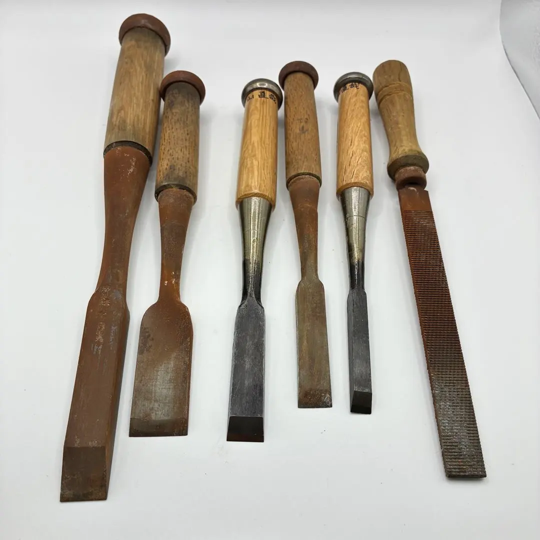 中古品 鑿 まとめ売り 5本セット ノミ のみ 大工道具