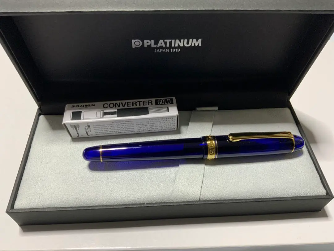 PLATINUM 万年筆 #3776 センチュリー シャルトルブルー