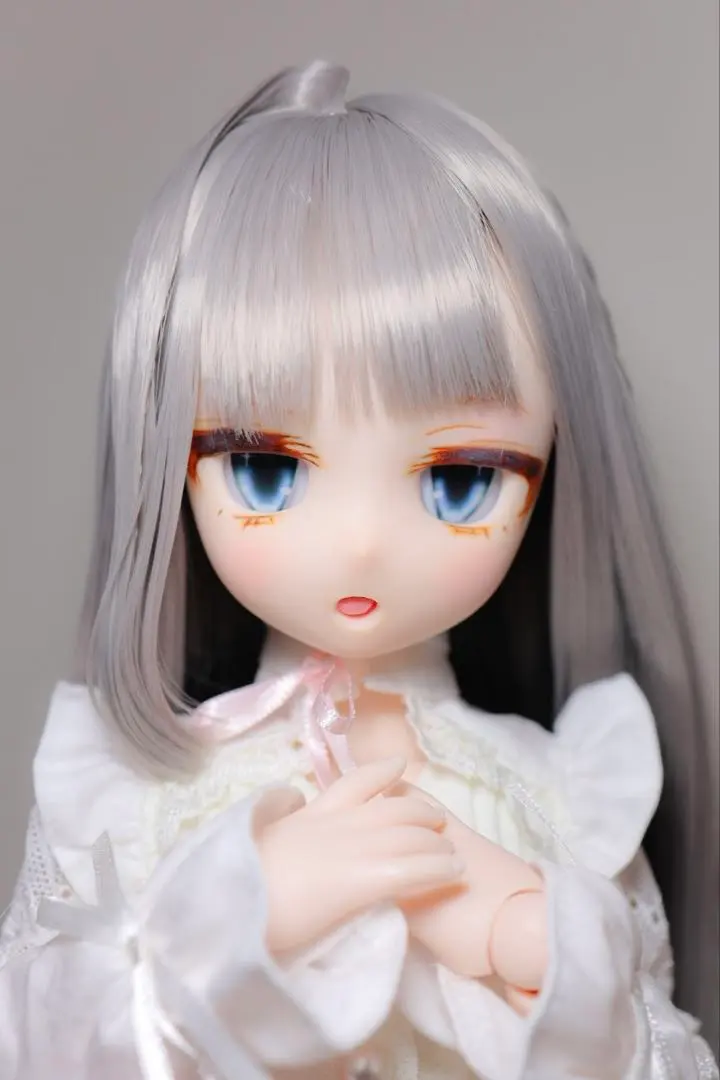 ボークス　DDH-29 カスタムヘッド　開口　セミホワイト肌