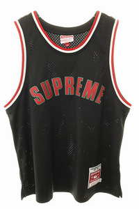 Supreme SUPREME 21SS MITCHELL NESS BASKETBALL JERSEY BLACK XL