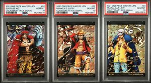 Juego de cartas One Piece de Japón PSA10 01 02 03 3 COUNTERATTACK SIGNAL