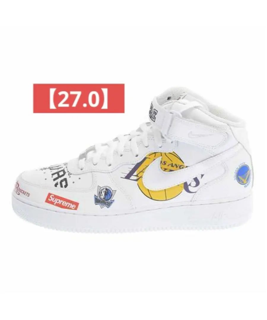 【27.0】 Nike×supreme Air Force 1 NBA