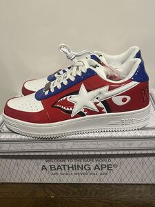 Bape A BATHING APE 20th SHARK BAPE STA LOW 28cm