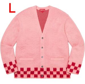 Supreme 21ss Supreme Brushed Checkerboard Cardigan