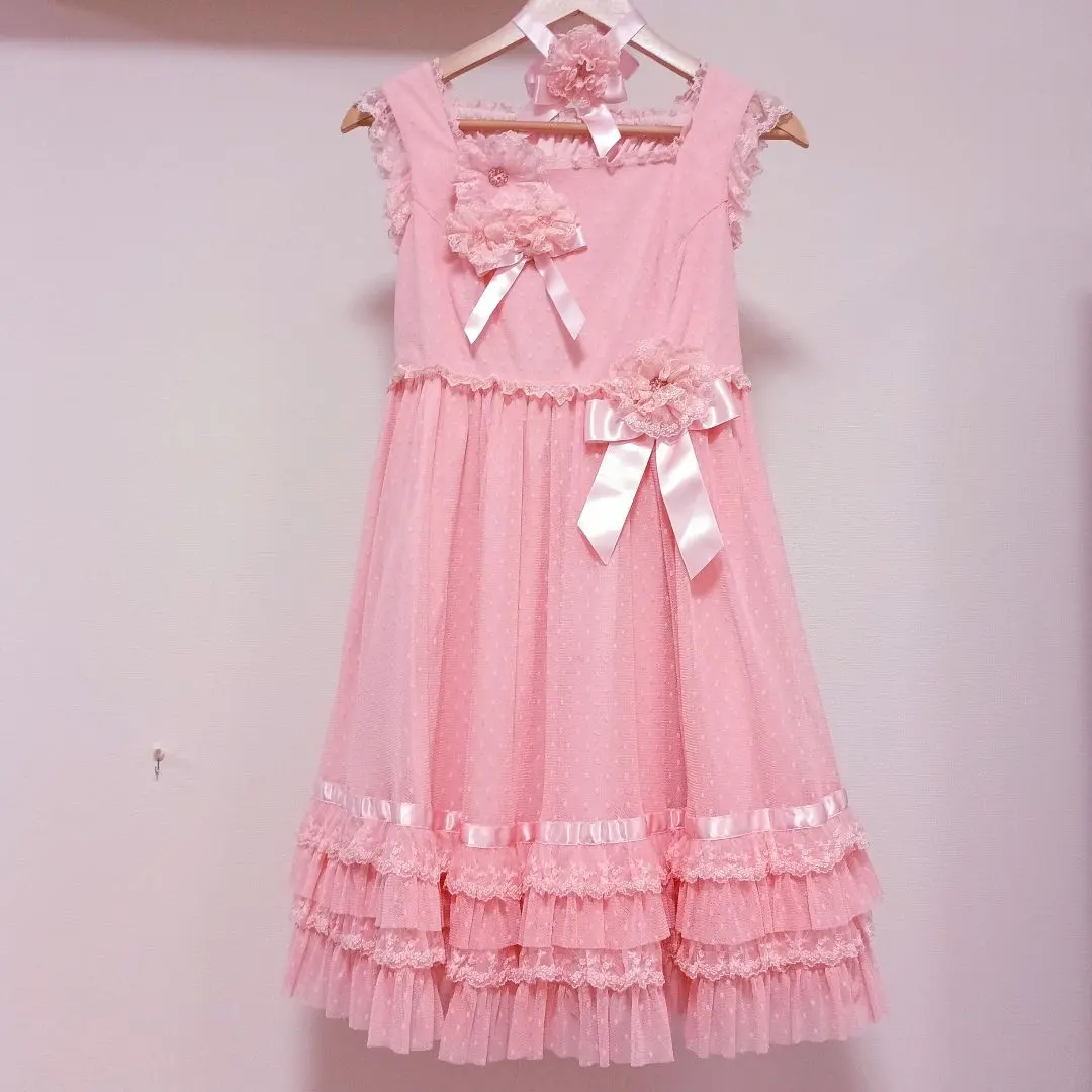Angelic Pretty アンジェリックプリティ★ワンピース ピンク リボン