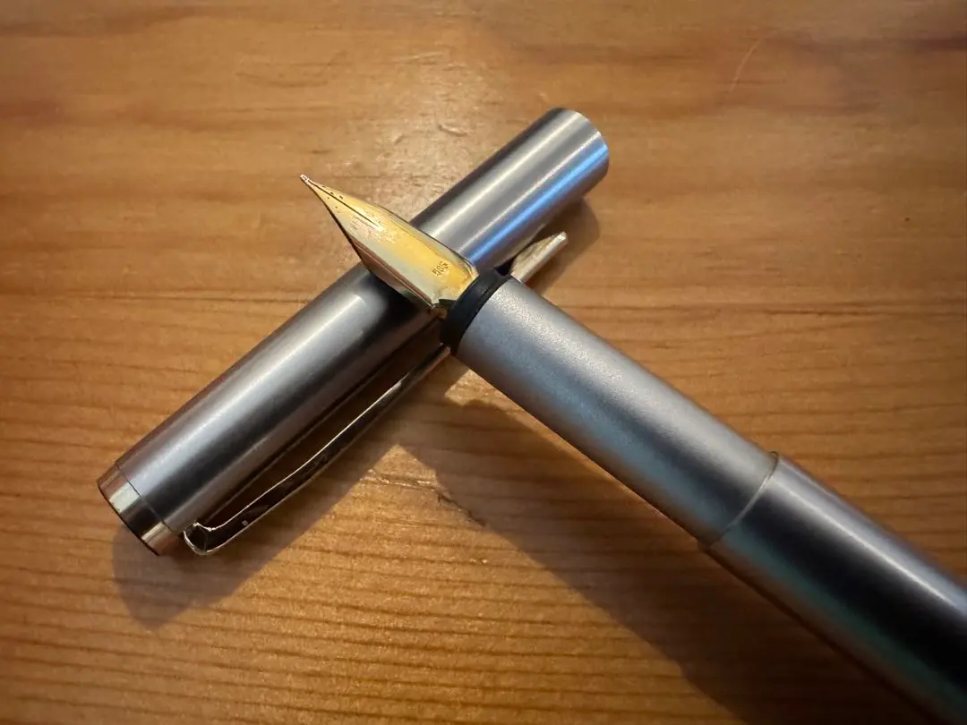 モンブラン ノブレス 14K 585 シルバー軸 EF 万年筆