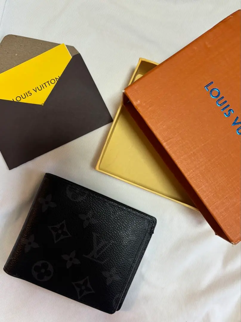 LOUIS VUITTON モノグラムエクリプス 二つ折りカードケース ブラック