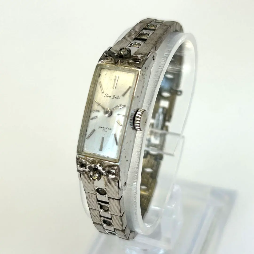 SEIKO Fine Seiko 手巻き 17石 WGP レディース 時計 稼働