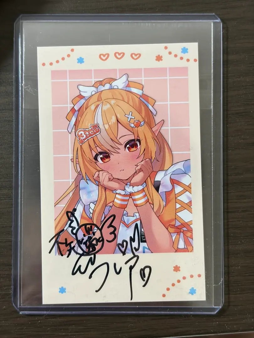 ［本日限定特価］ホロライブ 3期生 チェキ風カード 不知火フレア 直筆サイン