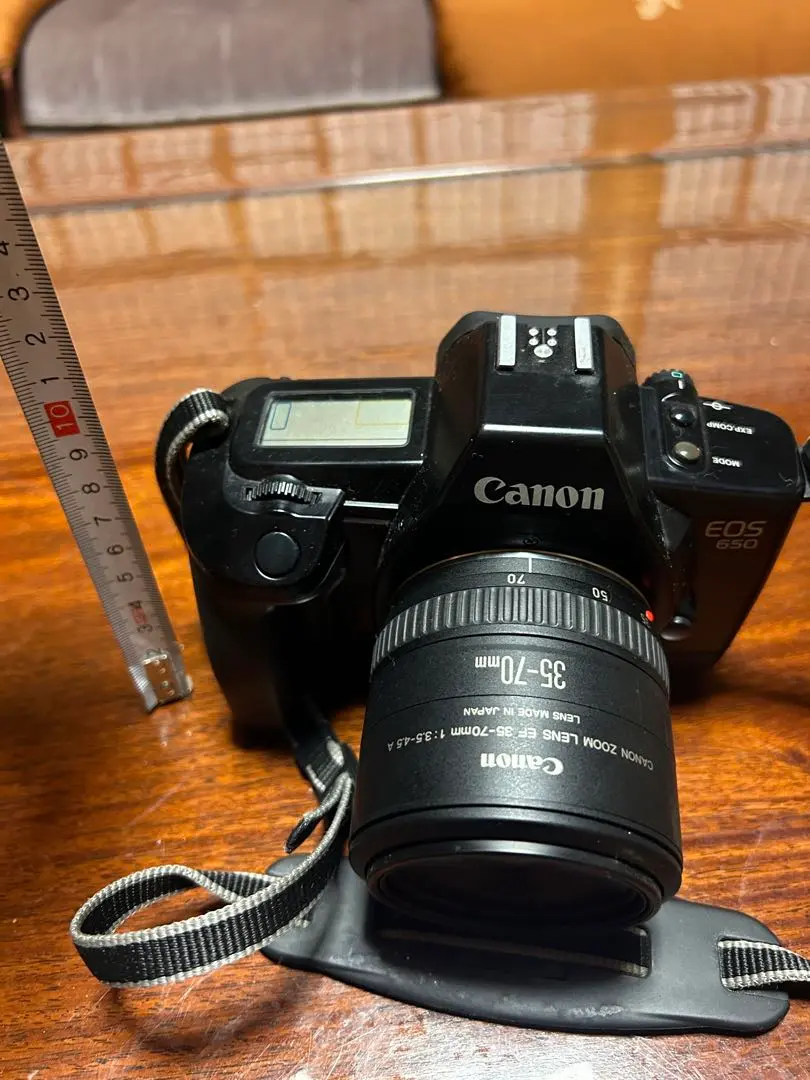 Canon EOS650EF35-70mmレンズ付 通電確認済　フィルム一眼レフ