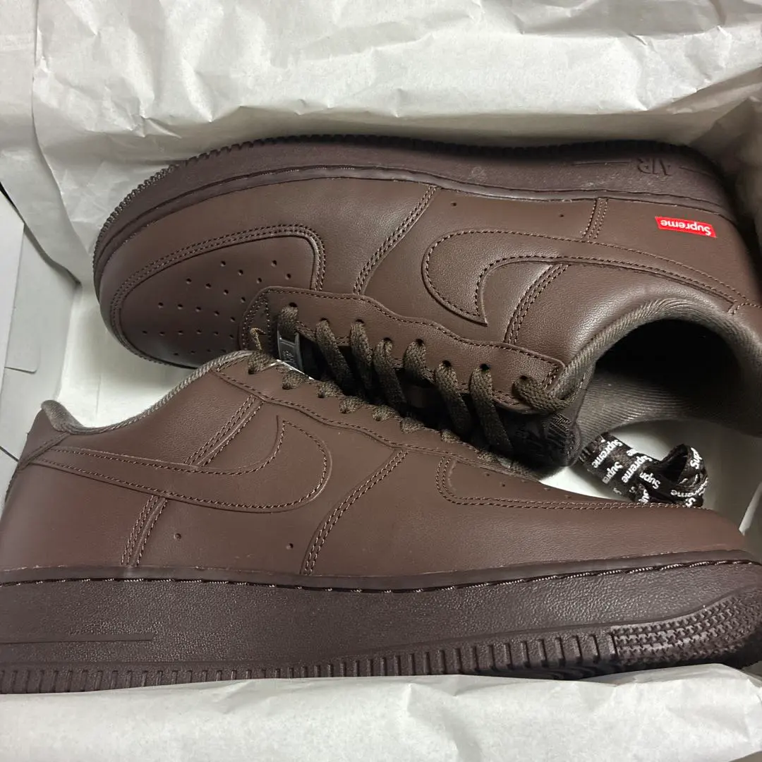 【新品未使用】Nike エアフォース1 Supreme シュプリーム 27cm