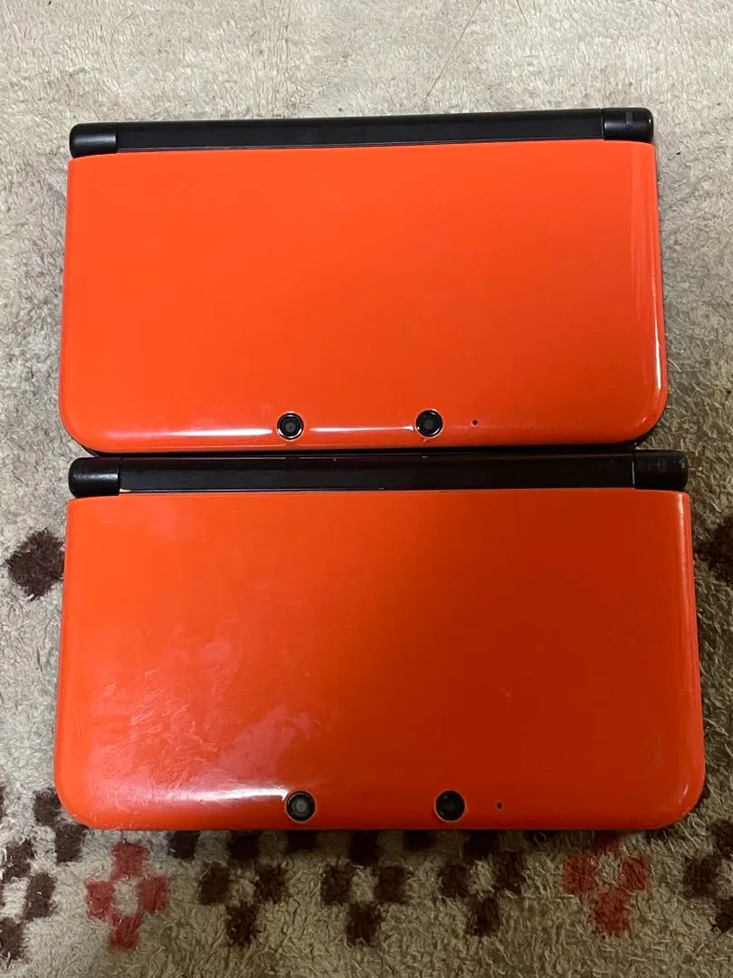 （限定カラー）Nintendo 3DS LL 本体 オレンジ×ブラック2台セット