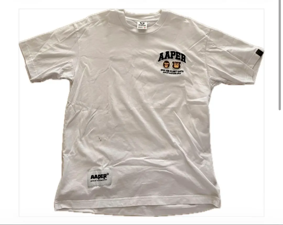 AAPE BY A BATHING APE Tシャツ ホワイト値下げ可