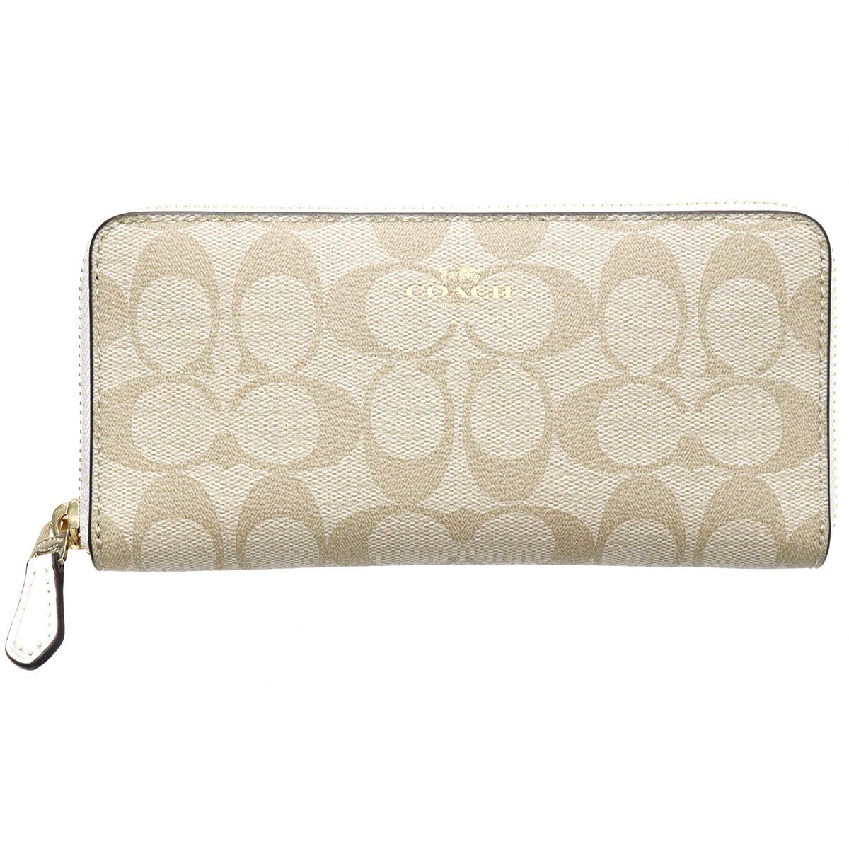 コーチ シグネチャー ラウンドファスナー長財布 F59267 【中古】【1万円以上全国送料無料】COACH  080825AAGW-18652