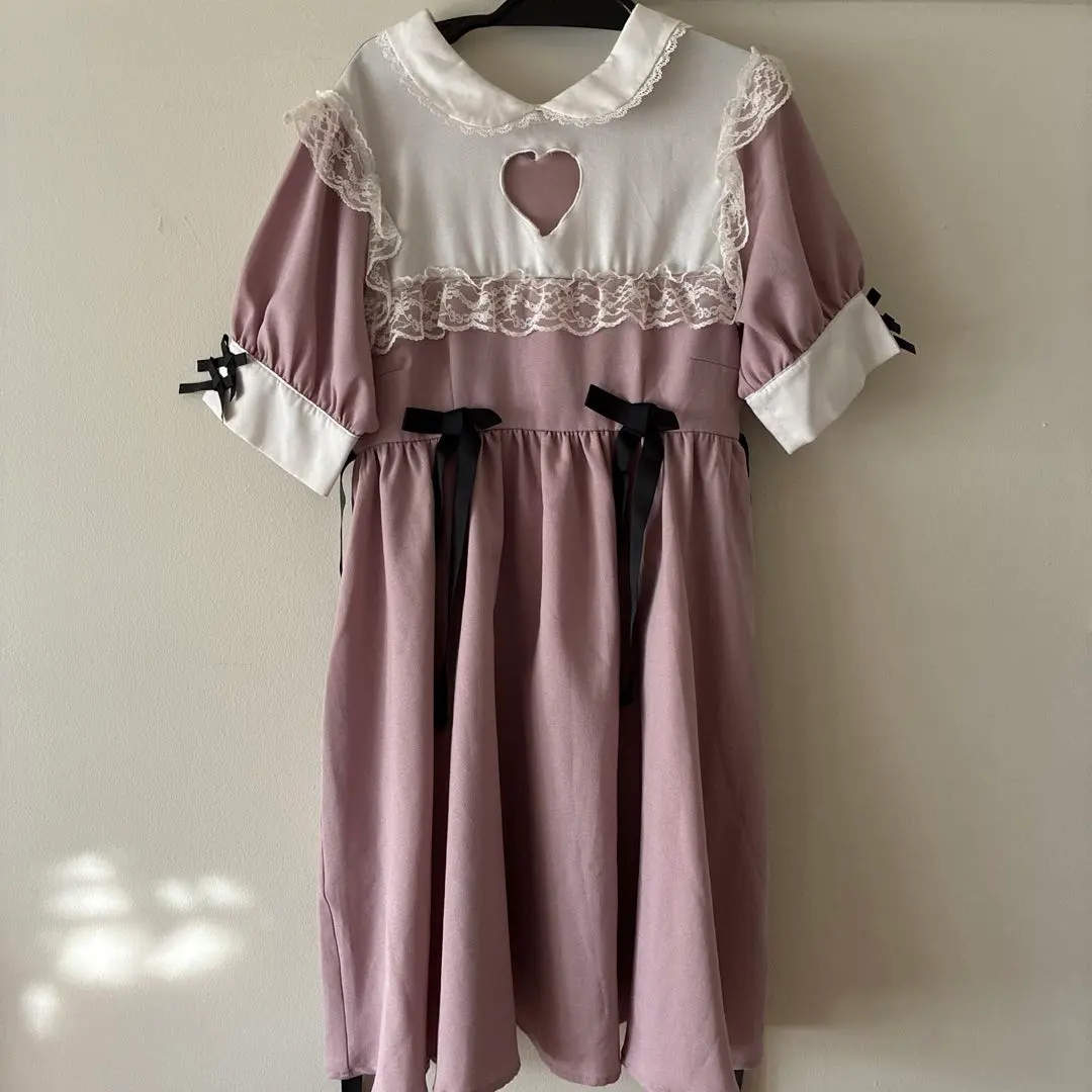 夢展望　ディアマイラブ　ハートくり抜きワンピース