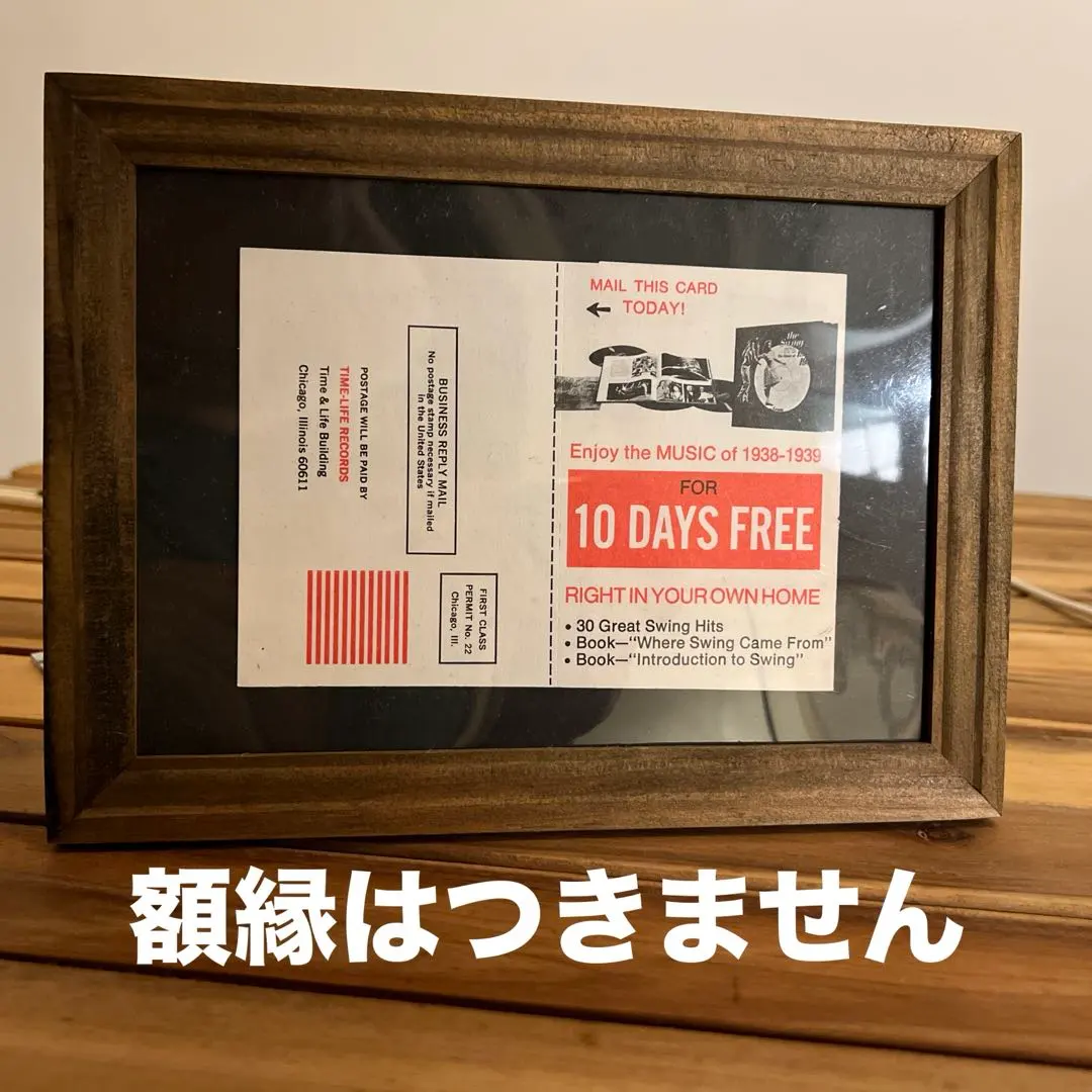 Vintage Ephemera TIME-LIFE RECORDS 広告ハガキ