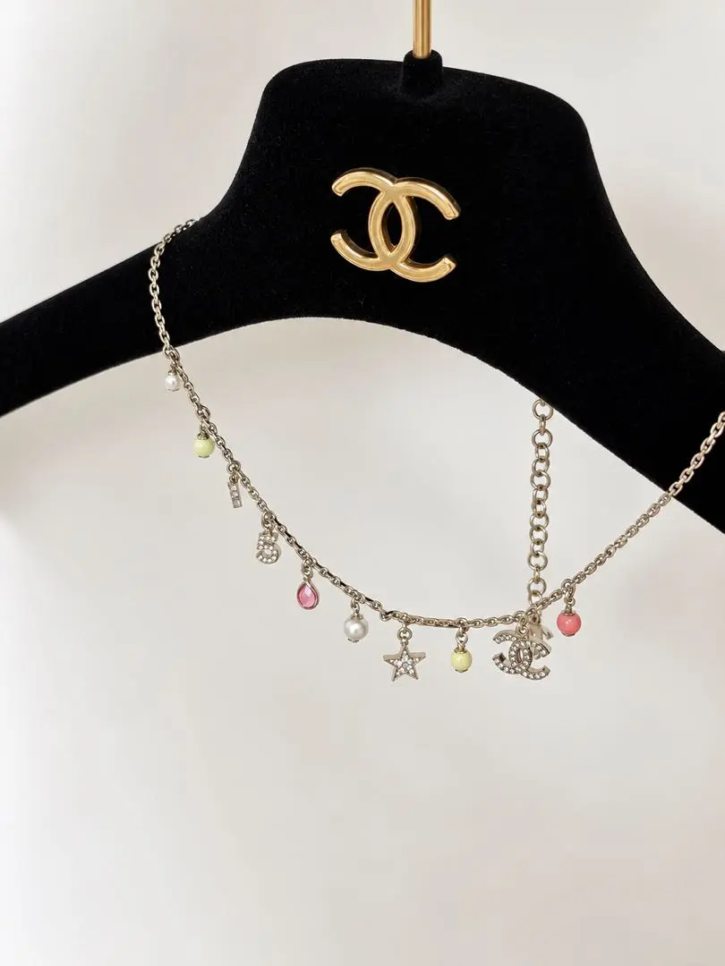 CHANEL マルチチャーム ネックレス ゴールド