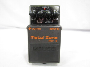 Pedales de guitarra BOSS de segunda mano de Japón BOSS MT-2 Metal Zone Made in TAIWAN PSA 090412