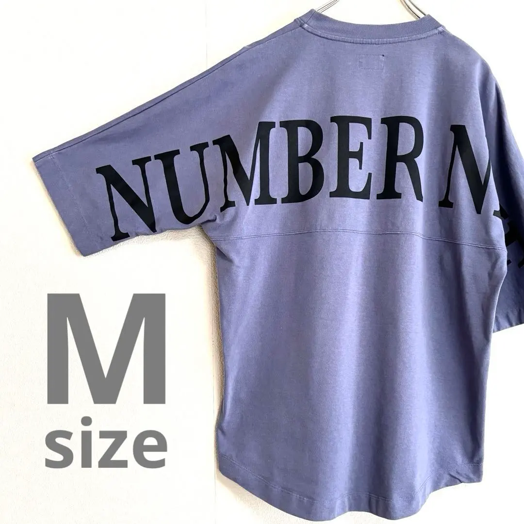 NUMBER （N）INE ナンバーナイン バックロゴ Tシャツ　M