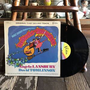 Japanese Vintage Vinyl Records 70s LP Bedknobs and Broomstickes