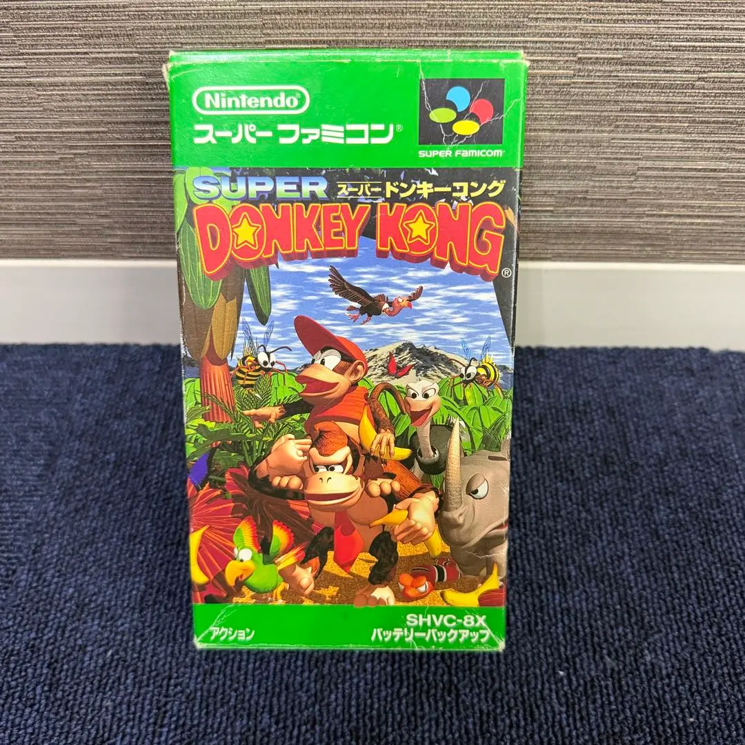 スーパードンキーコング 箱説付き 任天堂 スーパーファミコン レトロゲーム