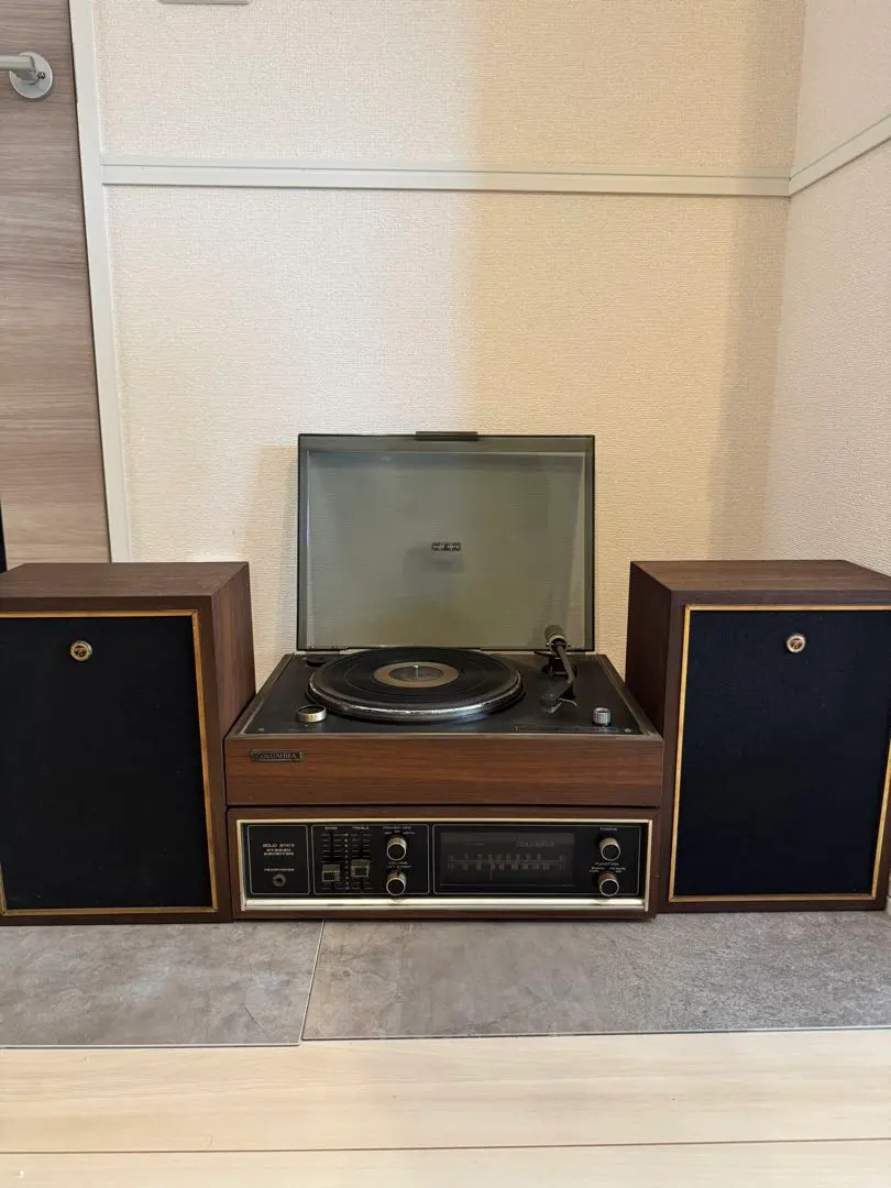 COLUMBIA レコードプレーヤー ステレオレシーバー 本体