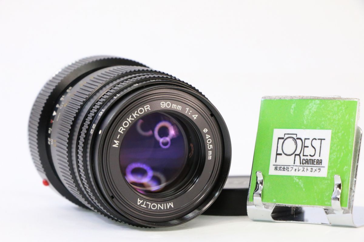 【動作保証・点検済】良品■Minolta M-Rokkor 90mm F4 CLE■極々うすくもり■J33