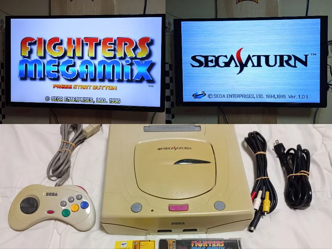 SEGA SATURN セガサターン 本体 動作確認済み